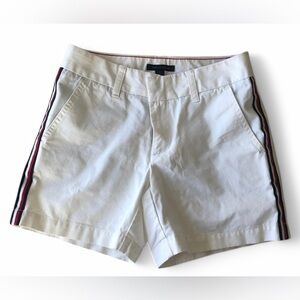 Tommy Hilfiger Women’s White Coastal Preppy Prep Euro Summer Cotton Shorts 00